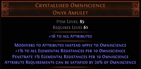 attribute requirements can be satisfied by 25 of omniscience
